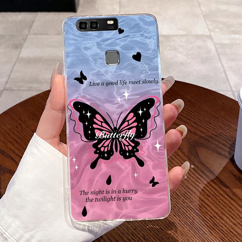 Jelly Casing For Huawei P9 / P9 Plus / P10 / P10 PLUS Funda Clear Silicone Soft TPU Back Cover Cute Cat Rabbit Protective Case