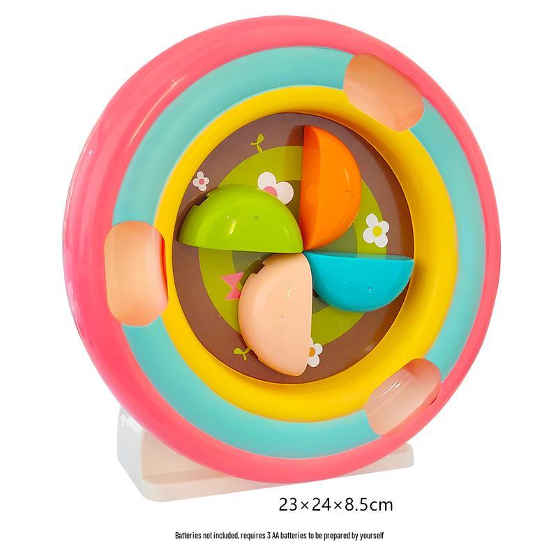 Leqiao Tiangong Giraffe & Crocodile Track Playset with Slide & Piano Assembly