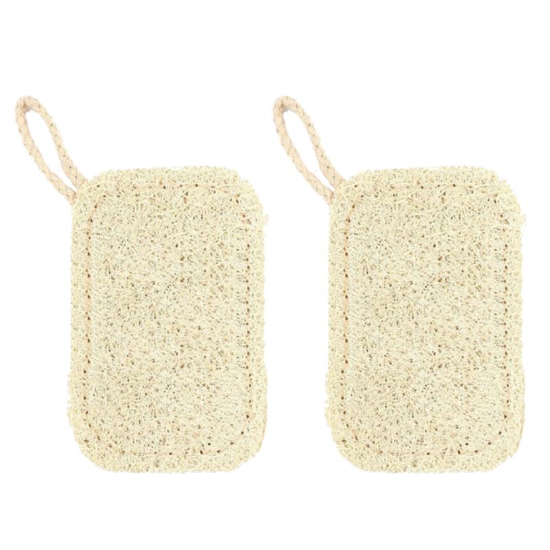 Natural Non Scratch Scrub Sponge Eco Friendly and Compostable Plant Fiber Loofah Dish Sponge Kitchen Scrubbers for Dish Biodegradable Cleaning Sponges