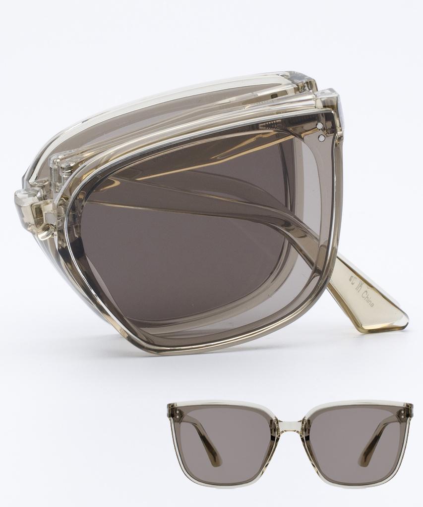 Likkeullou Rc Pirpir Folder Sunglasses Beige