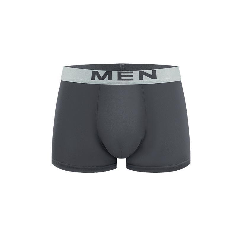 Men's Solid Color Casual Loose Boxer Briefs