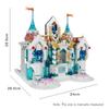 MOULD KING Bausteine Kreative Die MOC Schnee Palast Burg Modell Montage Ziegel Kinder Pädagogisches Spielzeug Weihnachten Geschenke