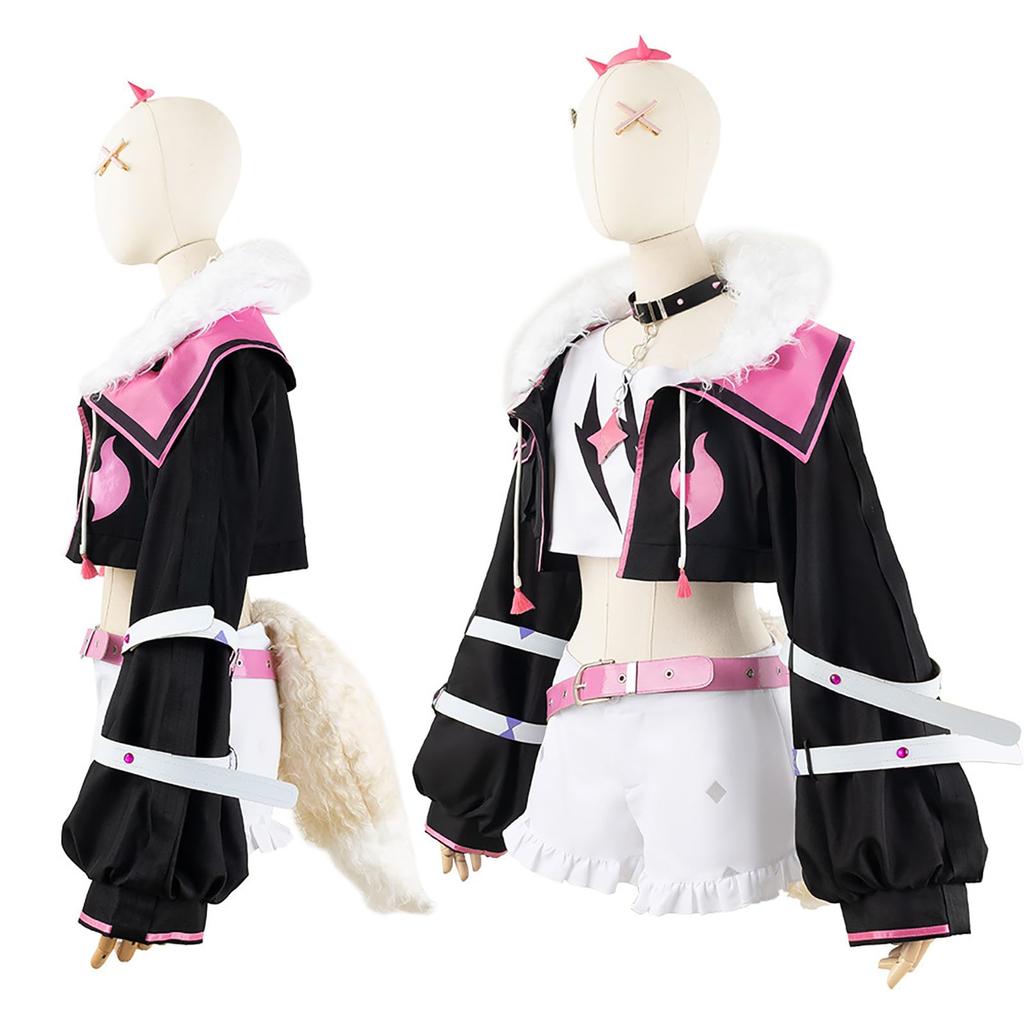 [Milky Time] Hololive Fuwawa Abyssguard Mokoko Abyssguard Cosplay Halloween (Mokoko Abyssguard)