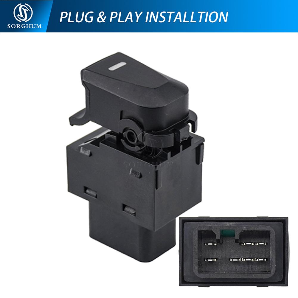Left Power Master Window Switch Passenger Button For Hyundai IX35 Tucson 2010 2011 2012 2015 93571-2S000 93571-2S050 93576-2S000 Single Button 1pc