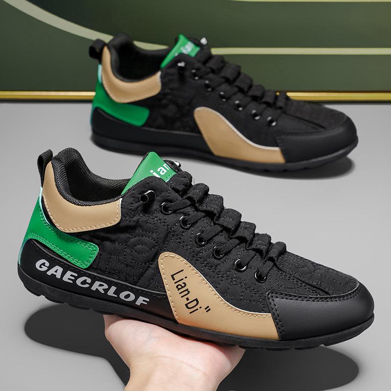 2025 Autumn New Korean Version Fashion Single Shoes Men's Casual Shoes Sports Trend Shoes Youth Low-top Men's Shoes