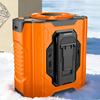 High-Speed Waist Clip Fan with LED Light Portable Cooling Fan Rechargeable Clip-on Fan for Outdoor Camping