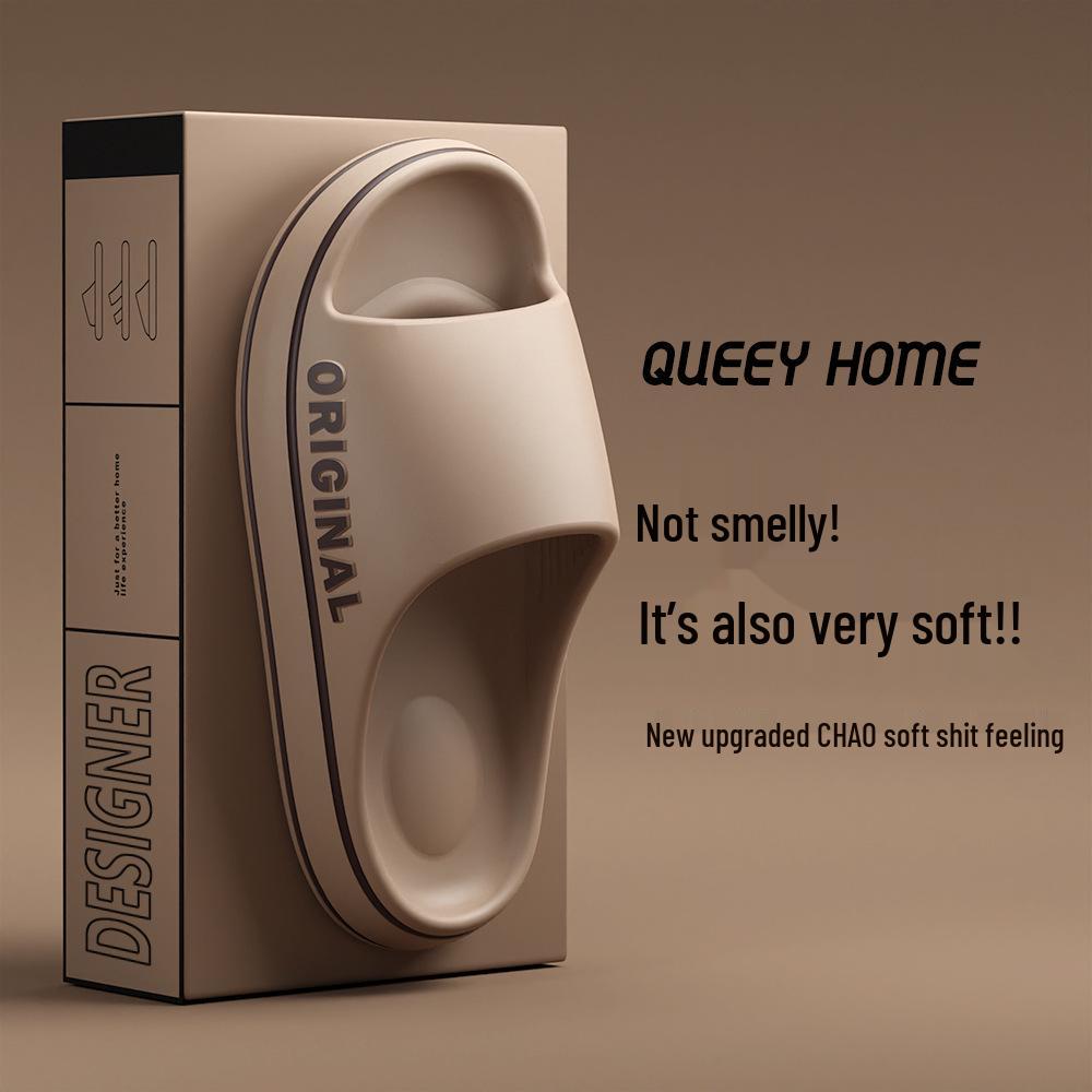 

Жіночі нековзкі тапочки для ванної кімнати - Літні домашні прохолодні тапочки на товстій підошві для пар 38-39 (fits 37-38) пісочний