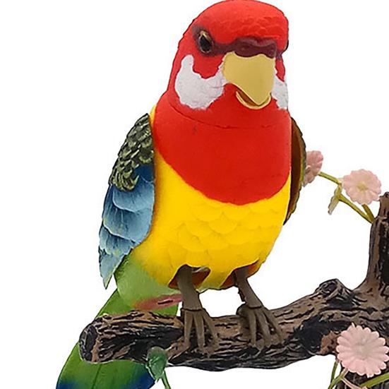 Electronic Birds Toy Voice Control Interactive Festival Gift Simulation Bird Parrot Toy for Children