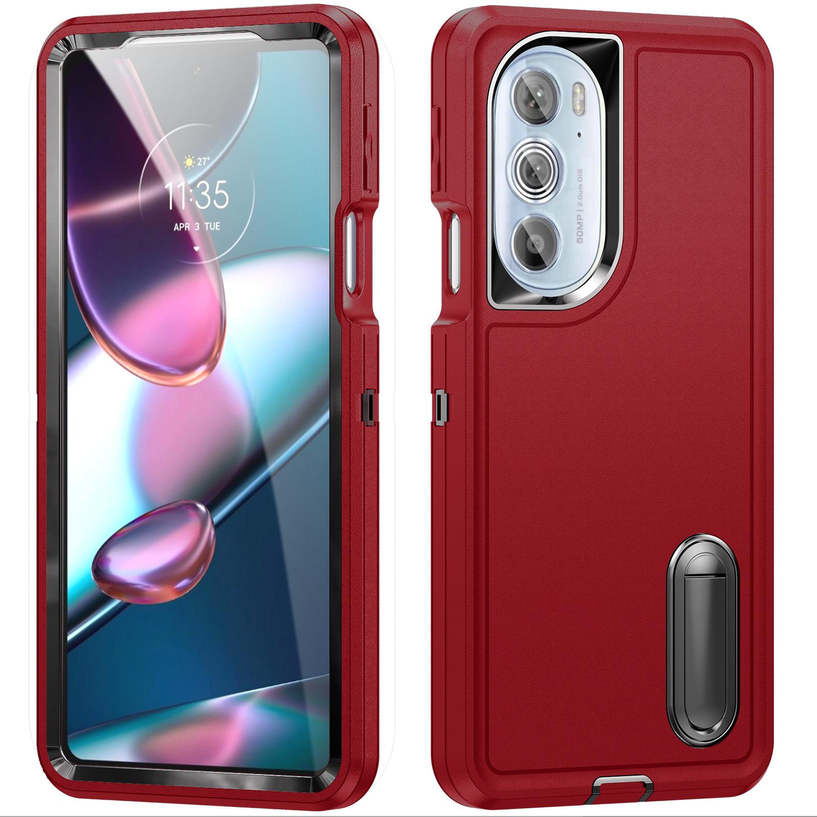 

For Motorola MotoG5G Mobile Phone Case with Stand and Color Matching Three-proof Protective Cover moto G 5G 2025
