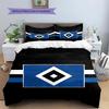 Hamburger Sportverein Pattern Bedding,Quilt Set Quilt Cover Pillowcase Home Birthday Gift(1 * Duvet Cover + 2 * Pillowcase, Without Core)