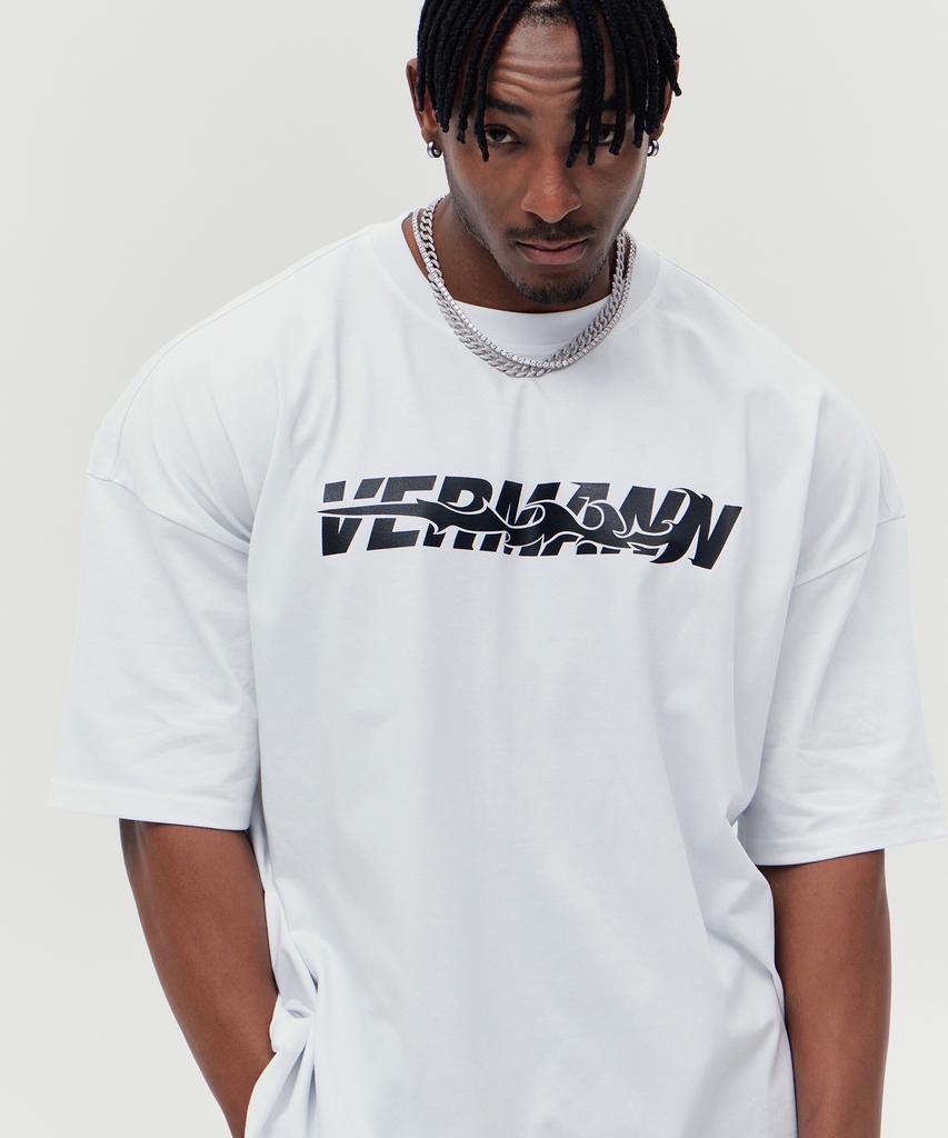 Beleumaneopaeleol Heartrate Oversized Short Sleeve T-Shirt 2 Colors
