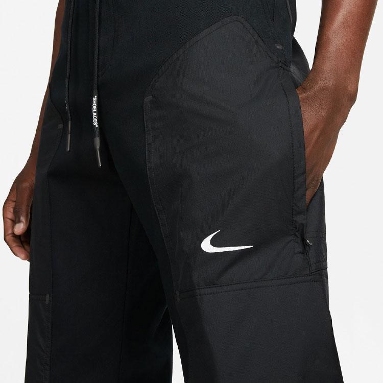 Nike X Off-White Pants Black Unisex Bottoms CU2500-010
