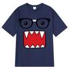 Domo Kun Lustiger Grafikdruck Unisex Lässiges Sommer-T-Shirt mit kurzen Ärmeln für Damen und Herren