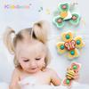 New Style 3 PCS Suction Cup Rotating Toys for Infant and Toddlers Fun Bath Toys with Spinning Suction Cups Fingertip Gyroscope