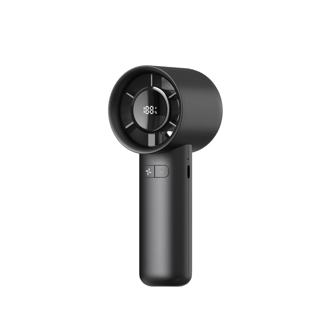 High-Speed Turbo Electric Handheld Fan with Digital Display