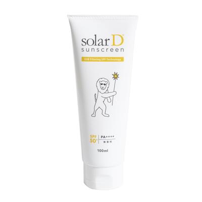 Solar D Sunscreen 100ml Lion SPF50+ PA++++ Babies Children Suitable Face Body Waterproof Vitamin D.