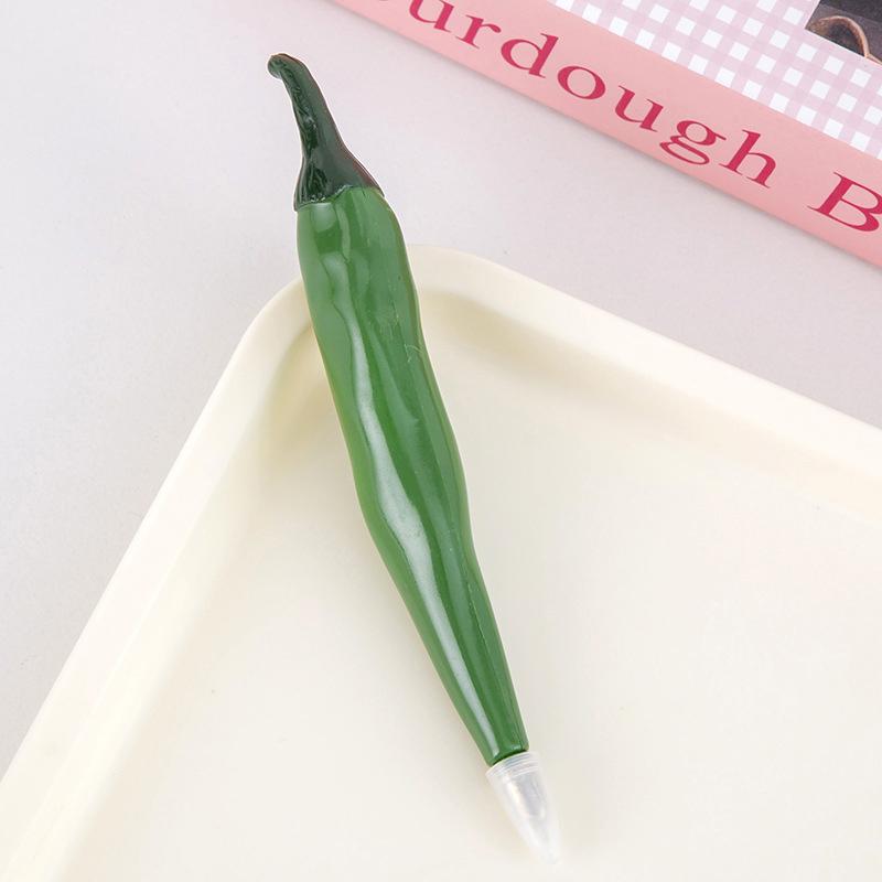 Sevimli Karikatür Meyve Sebze Şekilli Kalem Yaratıcı Okul Ofis Jel Kalemler Hediye Malzemeleri Kırtasiye