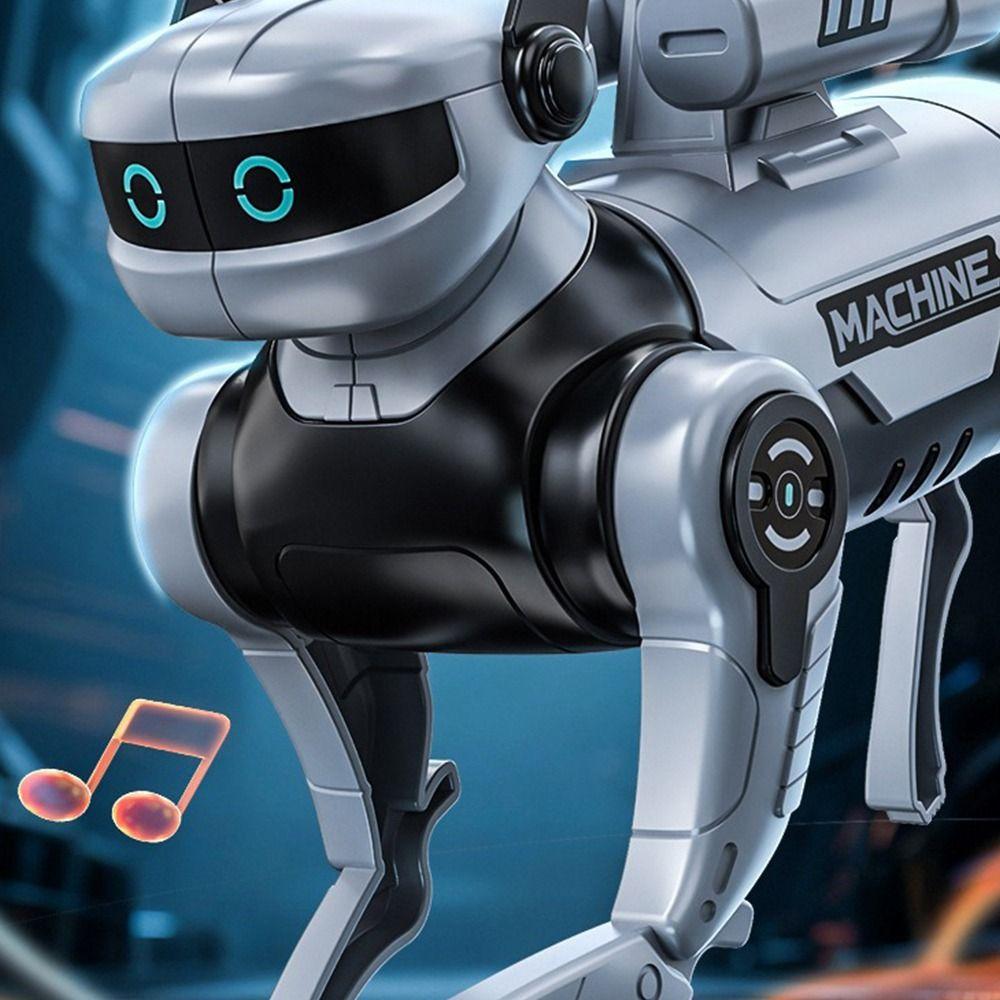 Voice Controlled Electric Robot Dog DIY Assembled Simulated Pet Puppy Interactive Toy