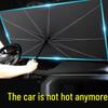 Einziehbarer Anti-UV Auto-Windschutzscheiben-Sonnenschutz & Wärmeisolations-Regenschirm