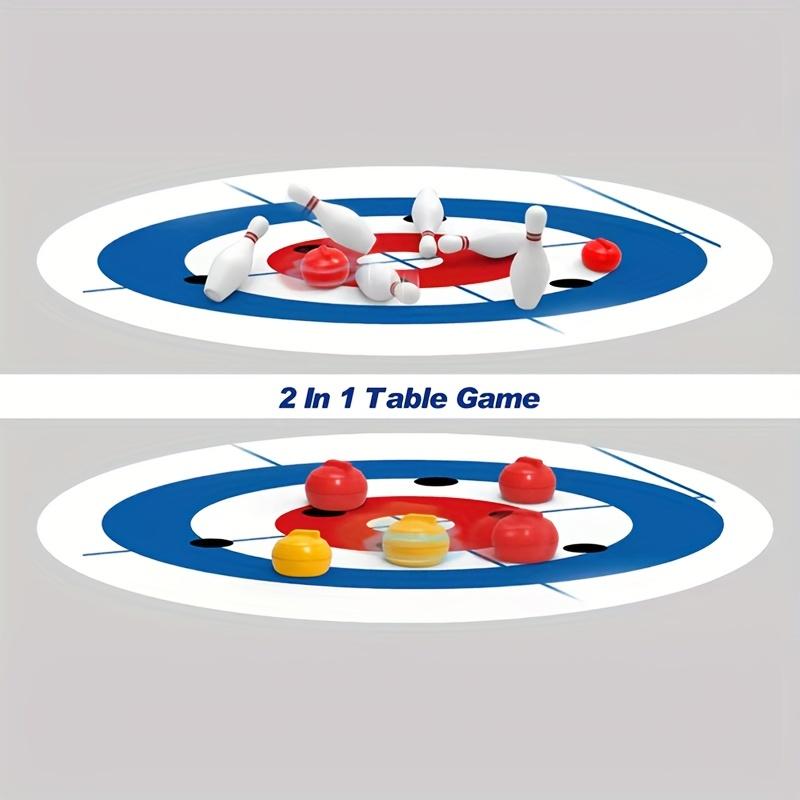 1 коробка настольный игровой набор Настольный керлинг Многопользовательская игра Керлинг — фото 3