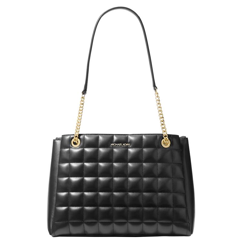 Стеганая сумка через плечо Michael Kors MK Soho Medium