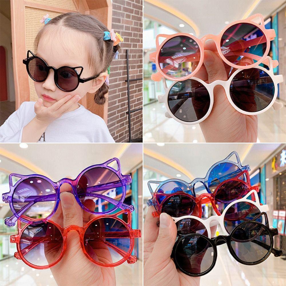 Circular Frame Kids Sunglasses UV400 Protection Summer Shades Trendy Eyewear  for Boy & Girl