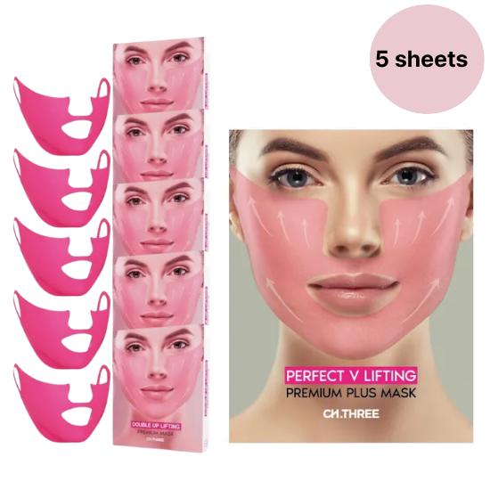 

CH THREE Подвійний ліфтинг-маска-пак 17.5г x 5шт (Функціональний проти зморшок) 1pc (5 Sheets)