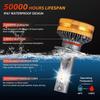 Universal Car LED Headlight Bulbs, 12V/24V, Super Bright H4 High/Low Beam, H7/H11