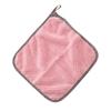 Double-Sided Checkered Coral Fleece Dish Towel - Lint-Free, Water Absorbent, Non-Stick Oil