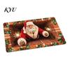 Winter Snowman Welcome Rug 3D Christmas Entrance Rug, Santa Claus Floor Mat, Non-slip Non Slip Washable Door Mat Festive for Front Bathroom