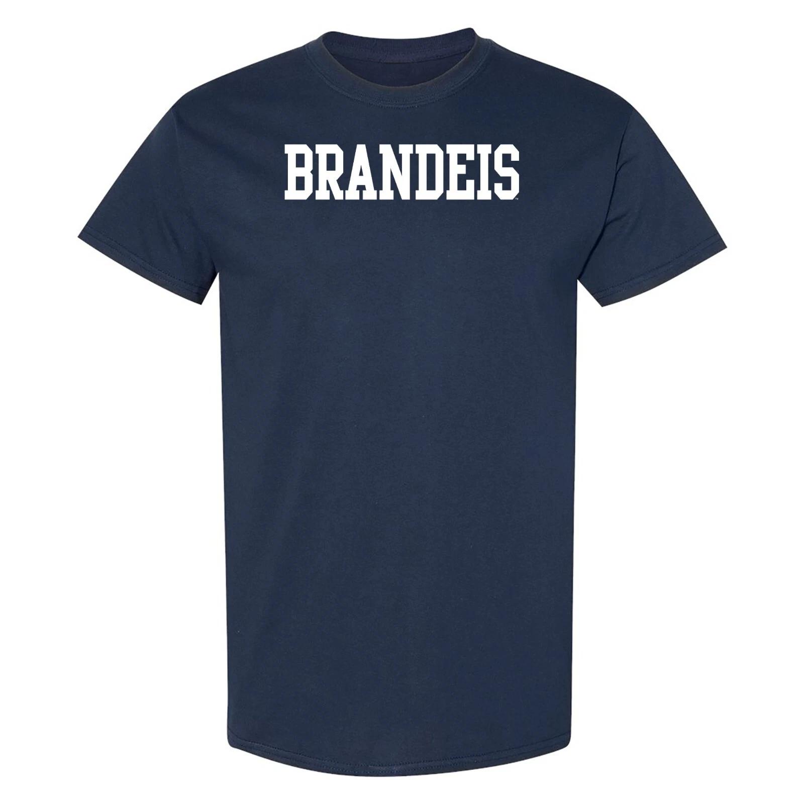 Brandeis Judges Basic Block T-Shirt - Navy 4XL