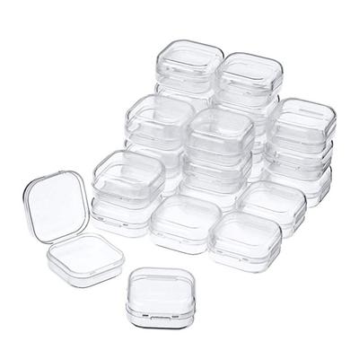 30 Stück Transparente Schmuckschatullen Sortiment Ohrringe Ohrhaken Halskette Tragekoffer Sortiertes Set Köder Organizer