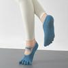 Toe Socks for Men And Women Non-slip Yoga Socks with Grips 5 Toe Athletic Running Socks for Pilates Barre Ballet Fitness