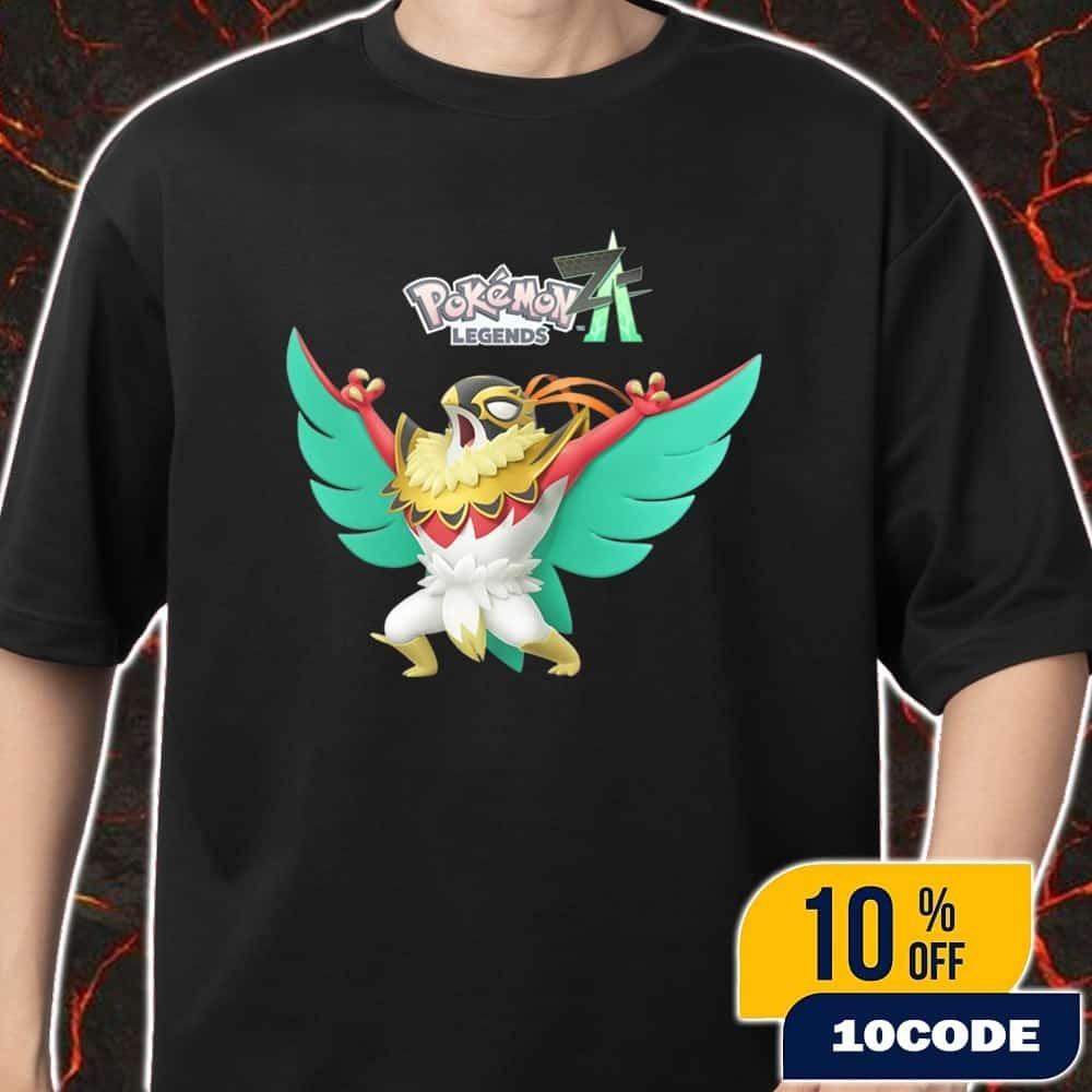 Hypes Up A Crowd Mega Hawlucha Pokemon Merch Unisex T-Shirt Size S-4XL L