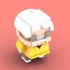 Building Block Compatible, Assembled Toy Set Square Head Boy Slam Dunk Anxi Coach, Sakuragi Flower Road