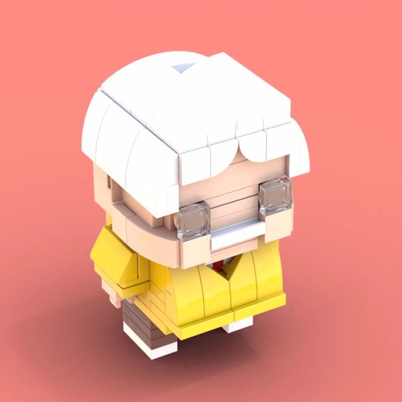Building Block Compatible, Assembled Toy Set Square Head Boy Slam Dunk Anxi Coach, Sakuragi Flower Road