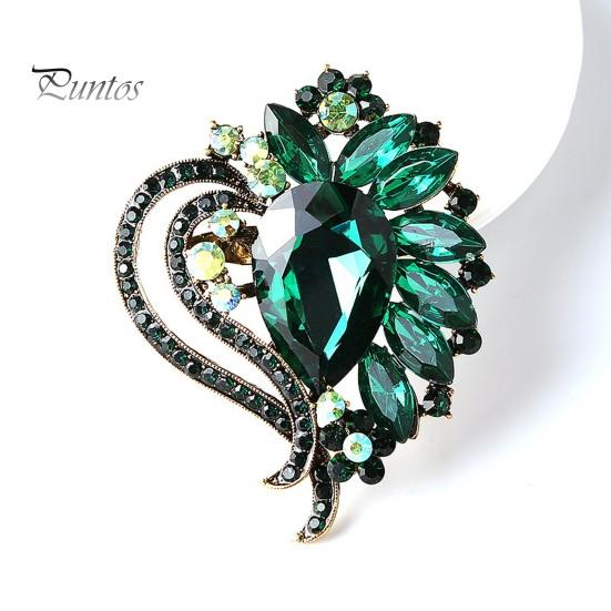 Yaratıcı Parlayan Rhinestones Cam Kakma Broş Kalp Şekli Ceket Yaka Pin Elbise Şal Şapka Eşarp Rozeti Ceket Aksesuarları