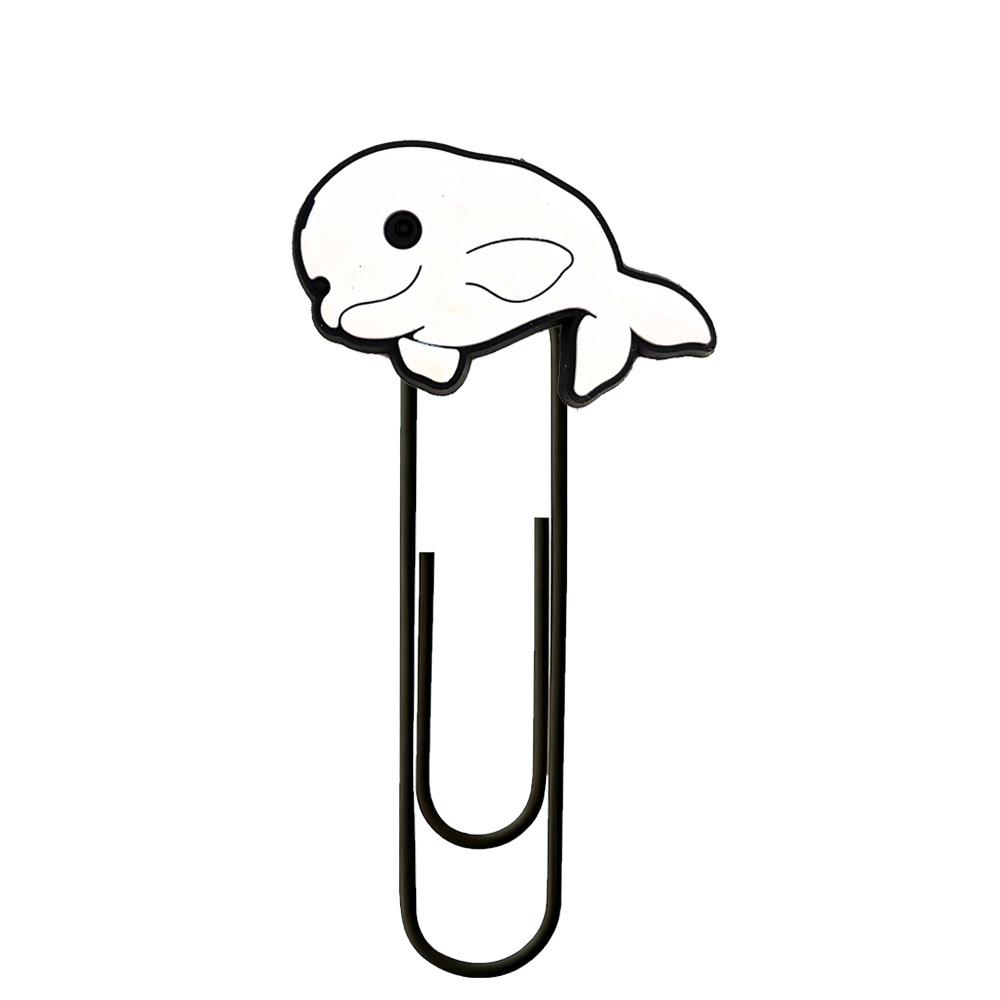 Small Animal Cartoon PVC Paper Clip Bookmark Spinner - Cute DIY Office Decoration