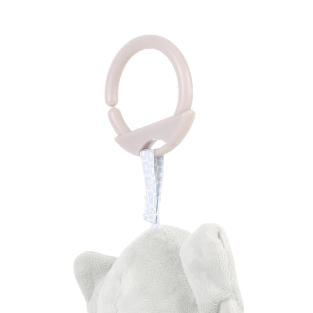 Baby Krippe Hängende Rasseln Spielzeug Cartoon Elefant Beißring Clip On Kinderwagen Spielzeug Weich für Säugling Grau