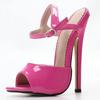 18 cm/7 Zoll High Heel Sandalen Frauen Sexy Knöchel Riemen Dünne Sommer Sandalen Mode Party Prom Schuhe