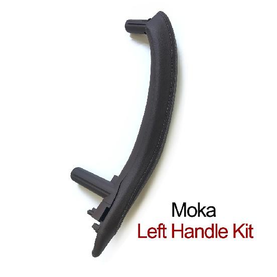 Upgraded Left Right Interior Door Handle Assembly with Outer Leather Cover For BMW X5 X6 F15 F16