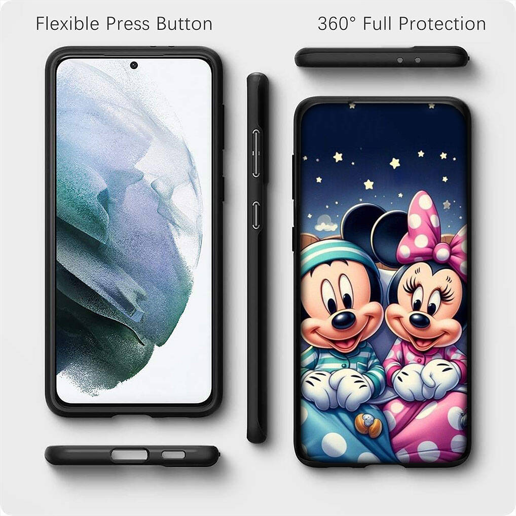 For iPhone 17 16 15 Xiaomi Poco F7 F8 X7 X6 C85 C75 C71 M8 Redmi Note 14 13 12 11 Pro Max 14C 13C 15C A4 Phone Case Poster Minnie Mickey Mouse Cover