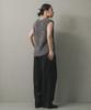 Sense of Place Black One Women's Satin-In-Tuck Pants, AAA6-24A002,