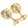 Embossed Wine Glass Zinc Alloy Shot Glass Goblets & Chalices Metal Goblet  For Wedding