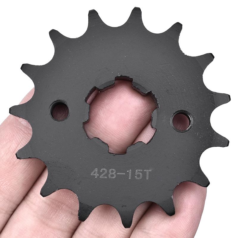428 15T Front Sprocket for YAMAHA TW200 1987-2024 TW125 1999-2004 YS125 2017-2019 TW225 E TW225E 2002-2007 YS 125 TW 200 225 E