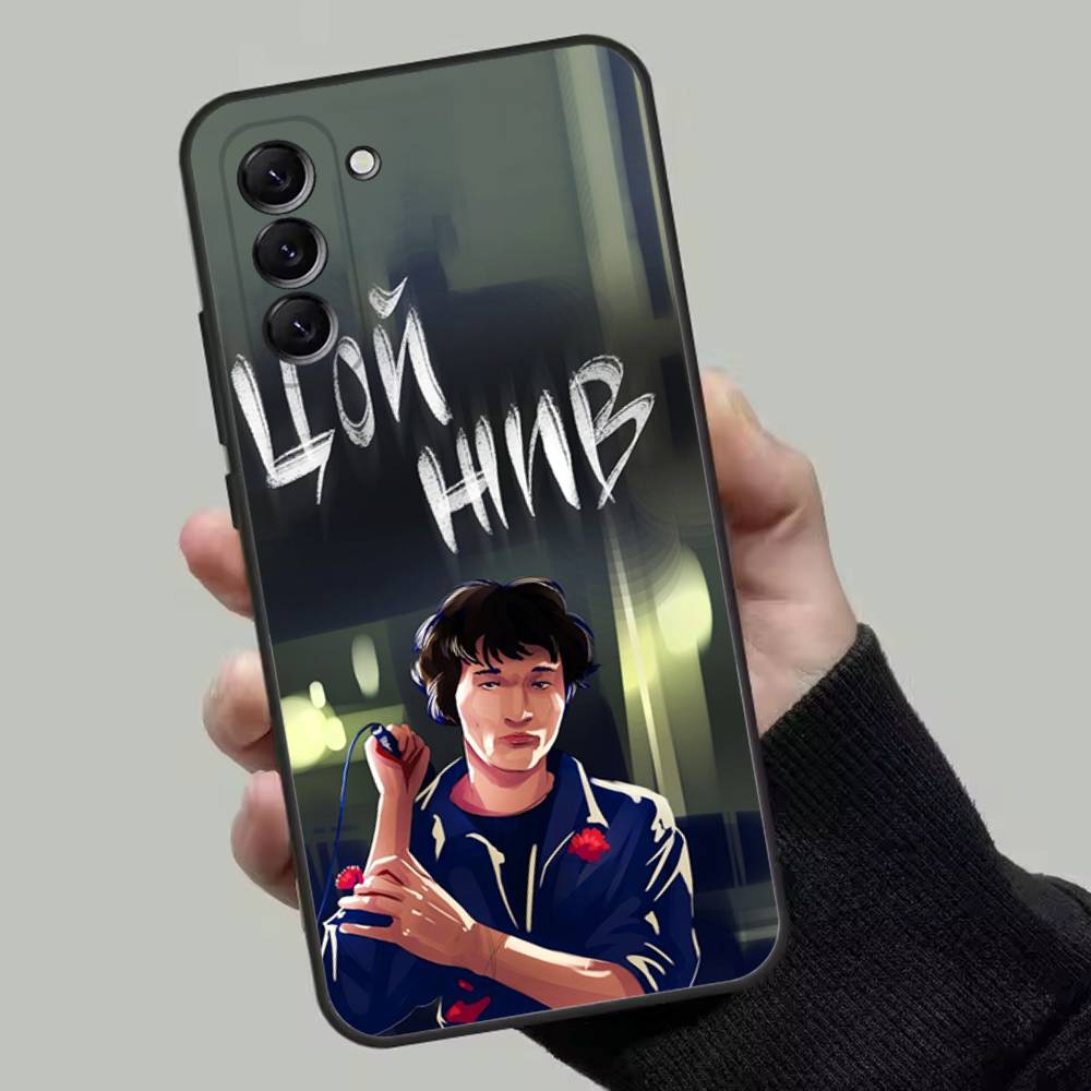 V-Viktor Tsoi Phone Case For Samsung Galaxy A13,A21s,A22,A31,A32,A52,A53,A71,A80,Soft Black Shell