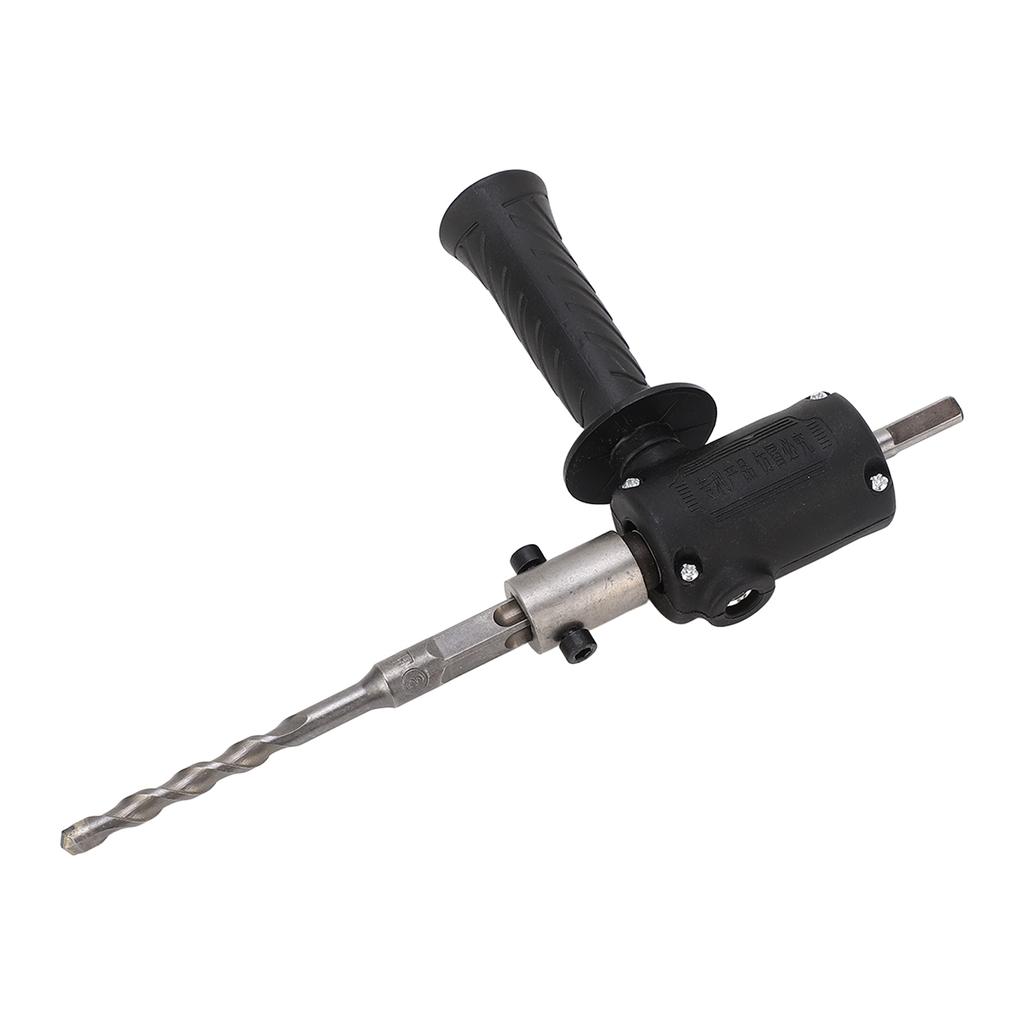 Electric Drill to Hammer Adapter Conversion Head with Bits Screws Handle Power Tool Attachment