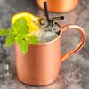 410Ml 100% Copper Moscow Mule Mug Cocktail Wine Cup Hammered Coppery Beer Mugs Coffee Mug Milk Cup Bar Cup Drinkware Durable