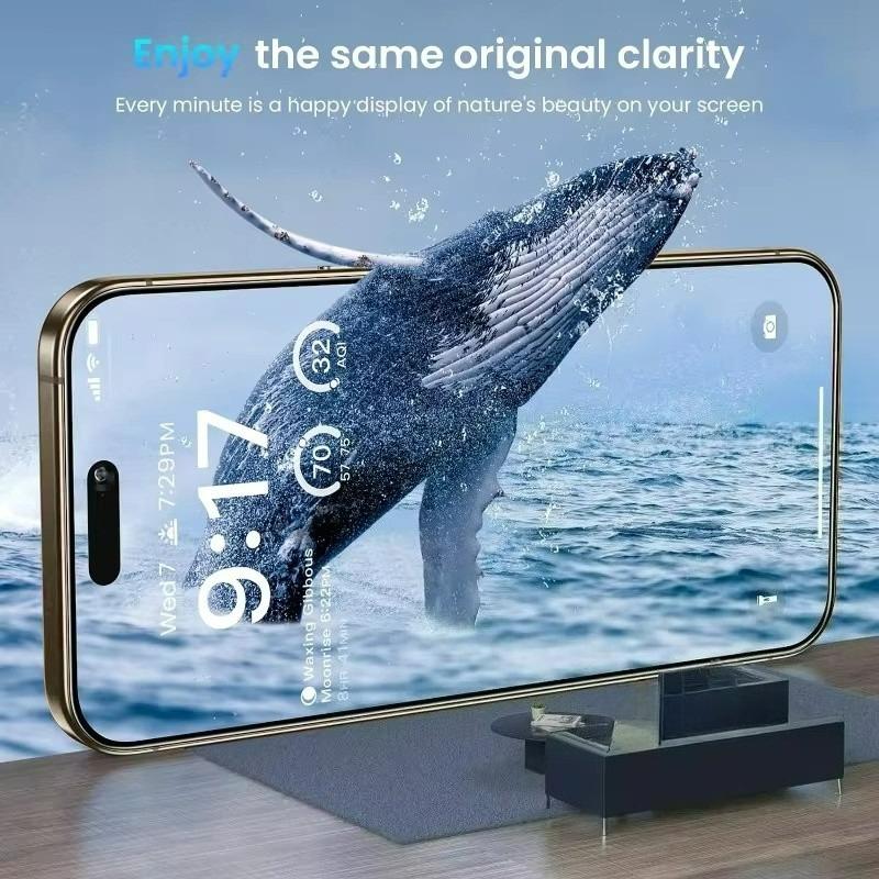 Tempered Glass Compatible for IPhone 17 16 15 14 13 11 12 Pro MAX 17Air X XS Xsmax XR 6 6s 7 8 Plus 5 5S SE Screen Protector Film