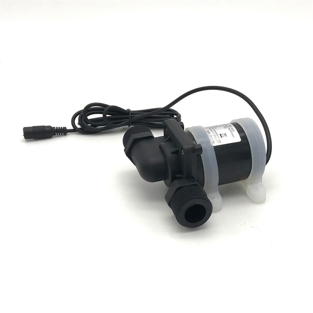 Javtop JT-750D DC 12V Wasserpumpe Bürstenloser Motor Pumpe 1/2'' 5/8'' Gewinde Max 7M 900L/H Ultra-leise Auto Waschen Garten Nutzung Pumpe